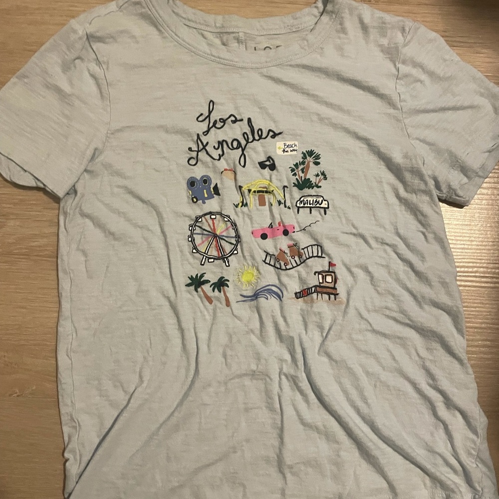 Los Angeles embroidered shirt